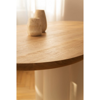 Stół dębowy owalny 140x90cm NG Design - Elegancki design
