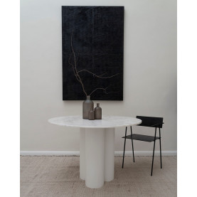 Stół okrągły marmurowy 120cm biały NG Design | NGDesign 2
