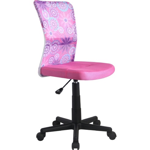 Fotel młodzieżowy do biurka DINGO różowy Halmar.