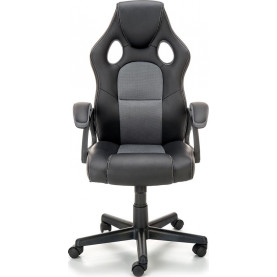 Fotel dla gracza Berkel czarno-popielaty Halmar 2