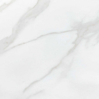 Stół szklany glamour Halmar Casemiro 90cm - Biały marmur/Złoty