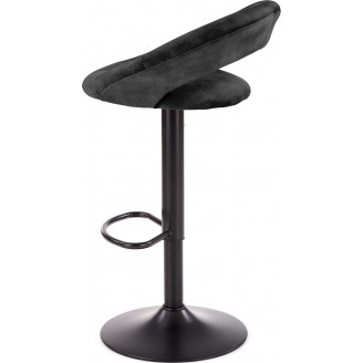 Hoker welurowy H102 czarny Halmar - Komfort i styl