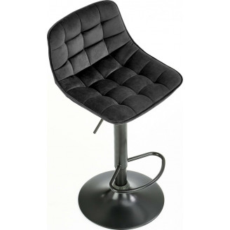 Hoker pikowany H-95 Halmar - Czarny | Komfort i styl