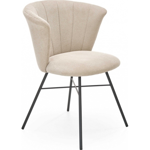 Krzesło tapicerowane K459 beżowe Halmar