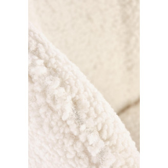 Kremowe krzesło bouclé Halmar K474 - Stylowy design