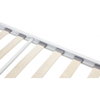 Łóżko metalowe 140x200 Halmar Panama - Białe, Tanie