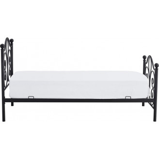 Łóżko metalowe 140x200 czarne Halmar - Stylowy Design