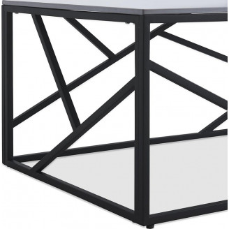 Stolik Universe Halmar: Nowoczesny design, popielaty marmur - Kup teraz!