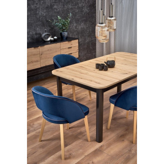 Stół rozkładany loft Florian | Halmar | 160x90 cm | Dąb Artisan