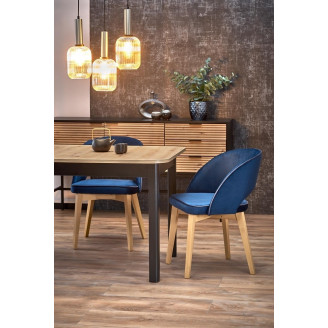 Stół rozkładany loft Florian | Halmar | 160x90 cm | Dąb Artisan