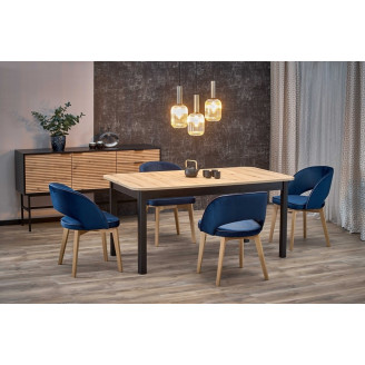 Stół rozkładany loft Florian | Halmar | 160x90 cm | Dąb Artisan