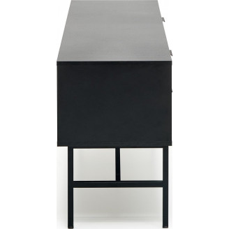 Szafka RTV Murano | Halmar | 150x40 cm | Dąb Artisan/Czarny