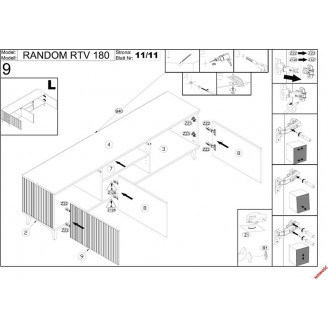 Szafka RTV Halmar Random 180x40: Nowoczesny Design | Sklep