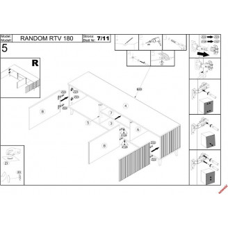 Szafka RTV Halmar Random 180x40: Nowoczesny Design | Sklep