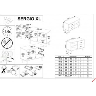 Biurko Sergio XL Halmar: Antracyt/Dąb Wotan - Funkcjonalne i Stylowe