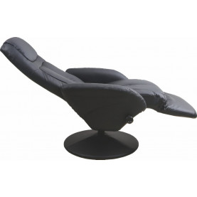 Stylowy Fotel recliner OPTIMA czarny Halmar do salonu. 2