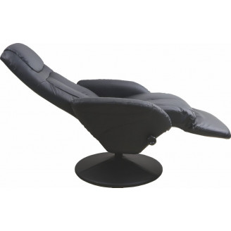 Stylowy Fotel recliner OPTIMA czarny Halmar do salonu.