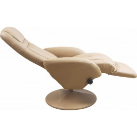 Stylowy Fotel recliner OPTIMA beżowy Halmar do salonu. 2