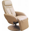Stylowy Fotel recliner OPTIMA beżowy Halmar do salonu.