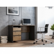 Biurko loft Signal B-005 120x55cm | Dąb Wotan/Antracyt - Kup Teraz!
