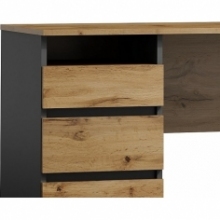 Biurko loft Signal B-005 120x55cm | Dąb Wotan/Antracyt - Kup Teraz!
