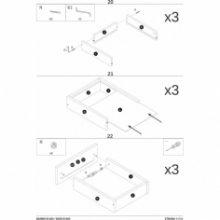 Biurko loft Signal B-005 120x55cm | Dąb Wotan/Antracyt - Kup Teraz!
