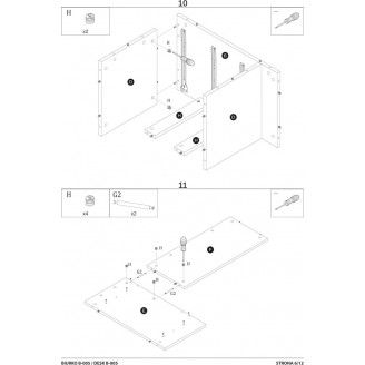 Biurko loft Signal B-005 120x55cm | Dąb Wotan/Antracyt - Kup Teraz!