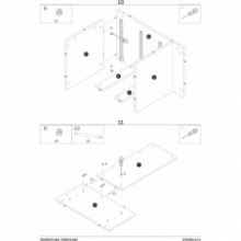 Biurko loft Signal B-005 120x55cm | Dąb Wotan/Antracyt - Kup Teraz!