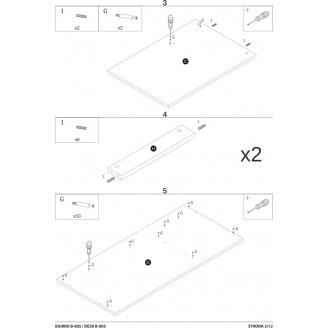 Biurko loft Signal B-005 120x55cm | Dąb Wotan/Antracyt - Kup Teraz!