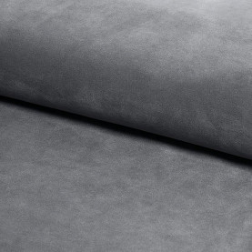 Łóżko welurowe 90x200 szare Signal Bella - Komfort i styl 2