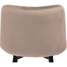 Krzesło barowe Chic Velvet beżowe Signal | Komfort i styl 2