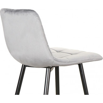 Hoker welurowy Mila Velvet szary/czarny Signal - Komfort i styl