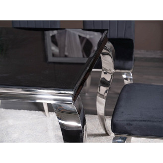 Stół szklany glamour Prince 150x90 Signal - Elegancki design!