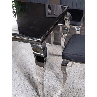 Stół szklany glamour Prince 150x90 Signal - Elegancki design!
