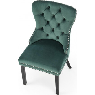 Krzesło pikowane Miya Velvet zielone Halmar | Elegancki design
