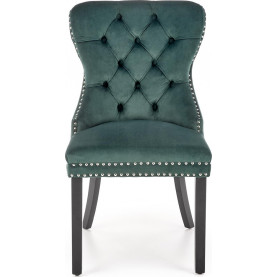 Krzesło pikowane Miya Velvet zielone Halmar | Elegancki design 2