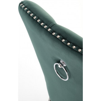 Krzesło pikowane Miya Velvet zielone Halmar | Elegancki design