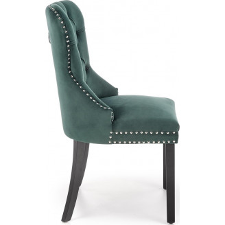 Krzesło pikowane Miya Velvet zielone Halmar | Elegancki design