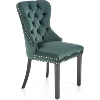 Krzesło pikowane Miya Velvet zielone Halmar | Elegancki design