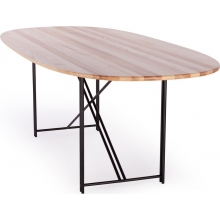 Stół drewniany owalny Brada 280x100 jesion Nordifra