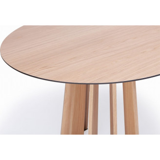 Stół owalny fornirowany Tavle Oval 180x90 dąb naturalny Nordifra