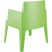 Krzesło ogrodowe z podłokietnikami Box zielone tropikalne Siesta