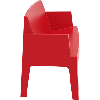 Sofa ogrodowa dwuosobowa Box czerwona Siesta