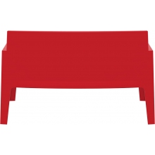 Sofa ogrodowa dwuosobowa Box czerwona Siesta