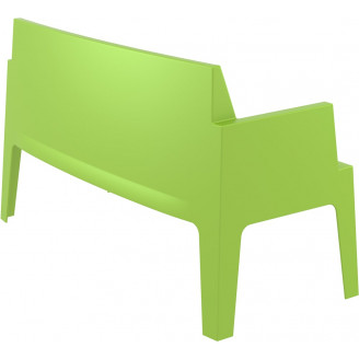 Sofa ogrodowa dwuosobowa Box zielona tropikalna Siesta