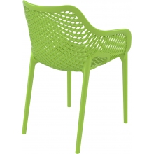 Krzesło ażurowe z podłokietnikami AIR XL zielone tropikalne Siesta