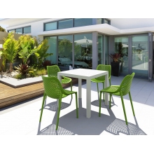 Krzesło ażurowe z tworzywa AIR zielone tropikalne Siesta