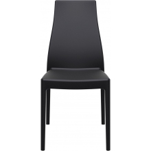 Krzesło plastikowe MIRANDA czarne Siesta