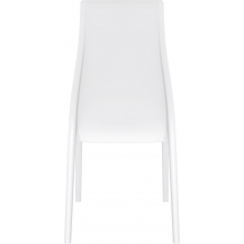 Krzesło plastikowe MIRANDA białe Siesta