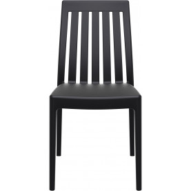 Krzesło ogrodowe ażurowe SOHO czarne Siesta do ogrodu i na taras. 2